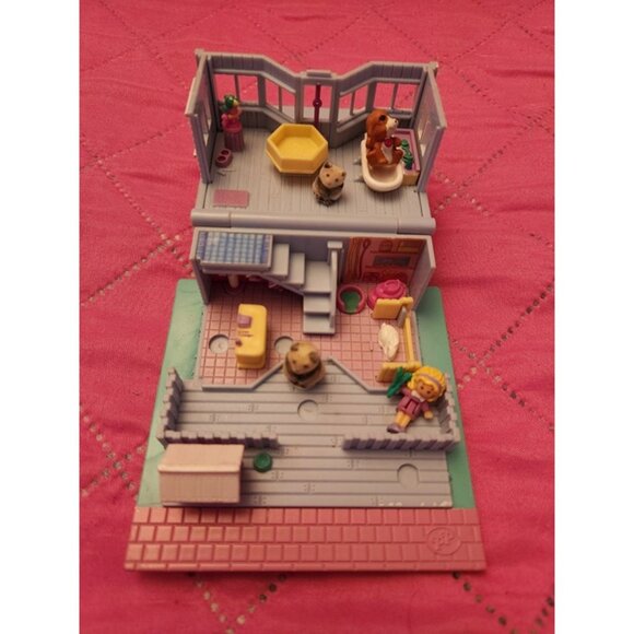 1993 Polly Pocket Pollyville Vintage Lot Pet Shop Bluebird Playset - Picture 3 of 6